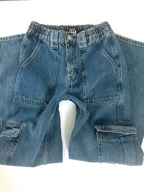 Urban Outfitters BDG Skater Jean 25 Cargo Pocket Gorpcore Baggy 100% Cotton Y2K
